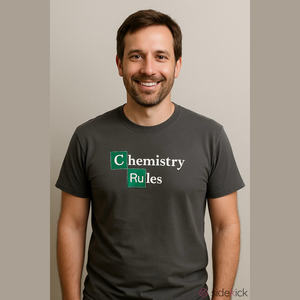 Tee Fury Chemistry Rules t-shirt Grey & Green L